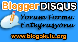 Blogger Disqus Yorum Formu Ekleme