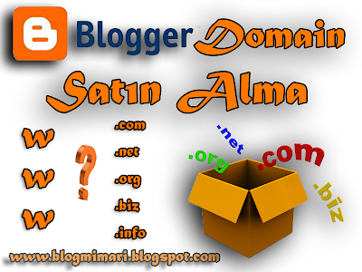 Blogger Alan Adı-Blogger Domain Satın alma